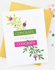 Hero Arts - Say It With Style Collection - Letterpress + Foil Plate - Sentiment Strips XL - Everyday-ScrapbookPal