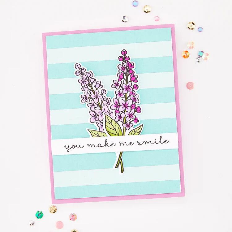 Hero Arts - Say It With Style Collection - Letterpress + Foil Plate - Sentiment Strips XL - Everyday-ScrapbookPal