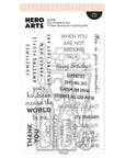 Hero Arts - Say It With Style Collection - Stamp & Cut - Say It Inside & Out-ScrapbookPal