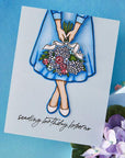 Hero Arts - Seaside Blooms Collection - Clear Stamps - Summer Blooms-ScrapbookPal