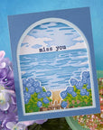 Hero Arts - Seaside Blooms Collection - Stamp & Cut - Coastal Blooms HeroScape-ScrapbookPal