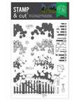 Hero Arts - Seaside Blooms Collection - Stamp & Cut - Coastal Blooms HeroScape-ScrapbookPal