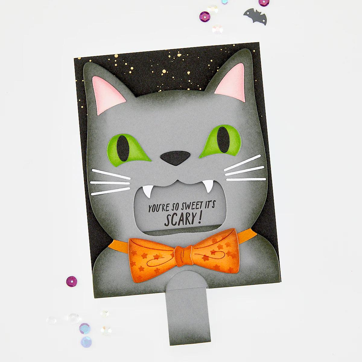 Hero Arts - Spooky Smiles Collection - Clear Stamps - Bite Nite-ScrapbookPal