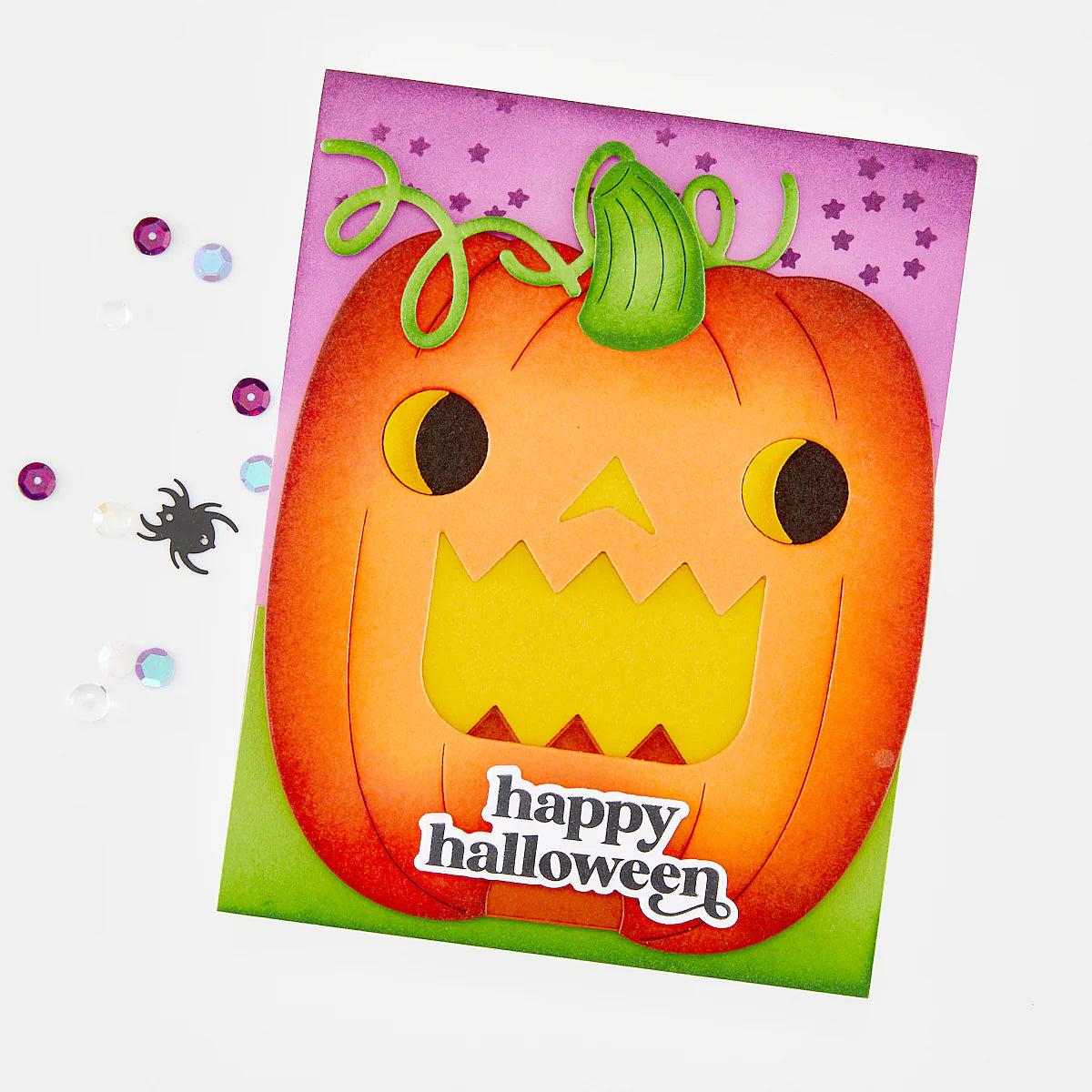 Hero Arts - Spooky Smiles Collection - Dies - Big Mouth Jack-o-Lantern-ScrapbookPal