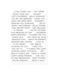 Hero Arts - Spring Meadow Collection - Clear Stamps - Everyday Sentiment Strips 2-ScrapbookPal