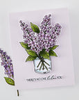 Hero Arts - Spring Meadow Collection - Clear Stamps - No One Lilac You-ScrapbookPal