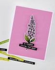 Hero Arts - Spring Meadow Collection - Clear Stamps - No One Lilac You-ScrapbookPal