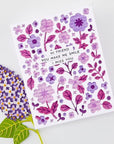 Hero Arts - Spring Meadow Collection - Cling Stamps - Birdsong Script-ScrapbookPal
