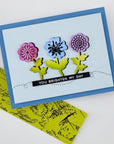 Hero Arts - Spring Meadow Collection - Dies - Meadow Blooms Cover Plate-ScrapbookPal