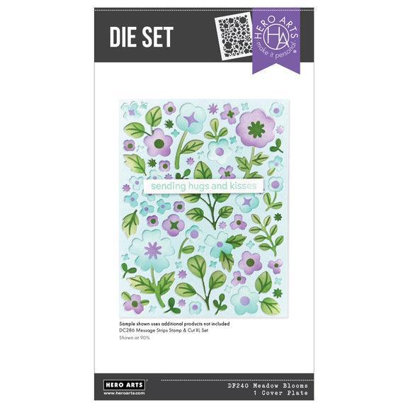 Hero Arts - Spring Meadow Collection - Dies - Meadow Blooms Cover Plate-ScrapbookPal