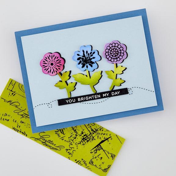 Hero Arts - Spring Meadow Collection - Hero Transfers - Grids &amp; Icons Mixed Media-ScrapbookPal