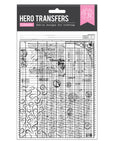 Hero Arts - Spring Meadow Collection - Hero Transfers - Grids & Icons Mixed Media-ScrapbookPal