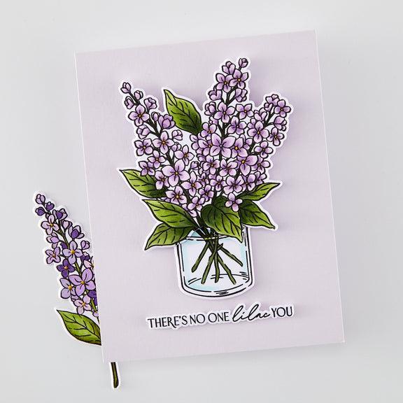 Hero Arts - Spring Meadow Collection - Stamp & Cut - No One Lilac You-ScrapbookPal