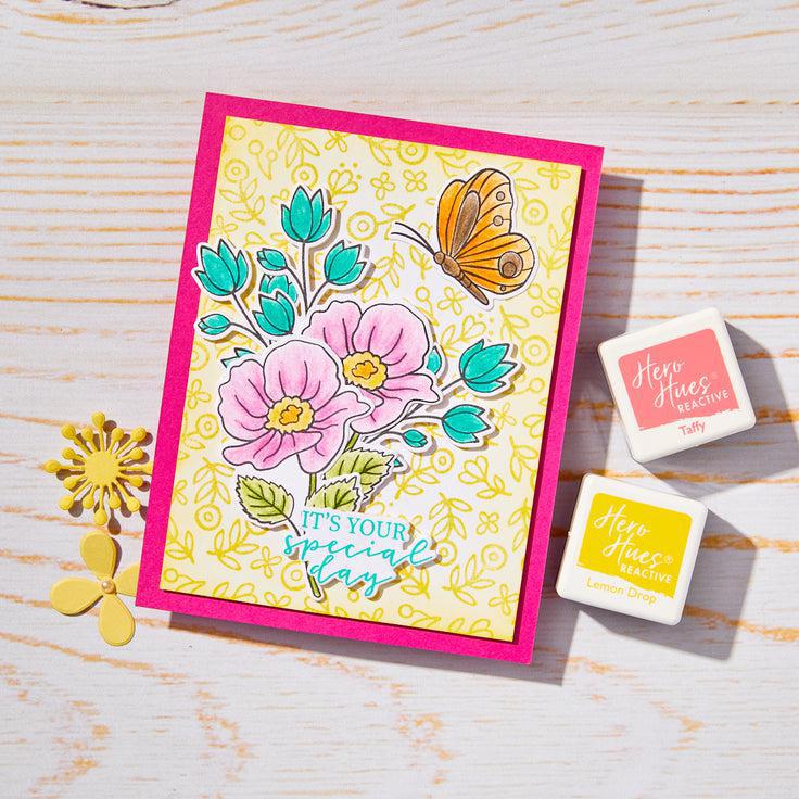 Hero Arts - Spring Whimsy Collection - Clear Stamps &amp; Dies - Special Day Butterfly-ScrapbookPal