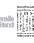Hero Arts - Stamp & Cut XL - Smile Friend-ScrapbookPal