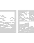 Hero Arts - Stencils - Color Layering Clouds-ScrapbookPal