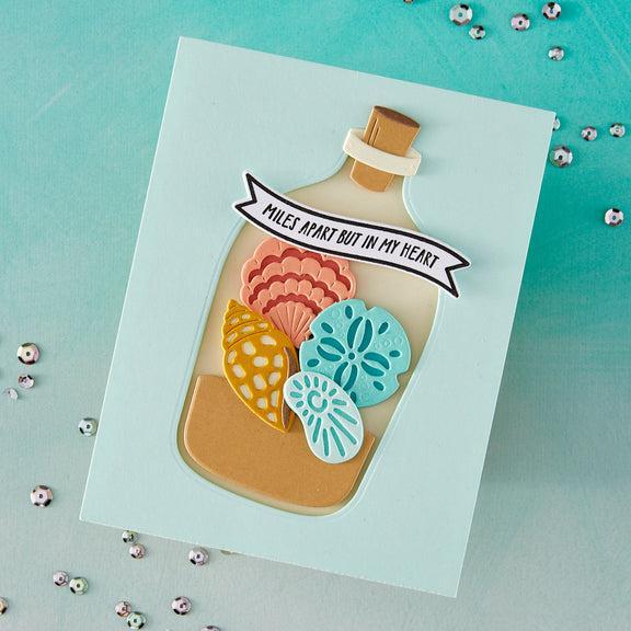 Hero Arts - Summer By The Shore Collection - Dies - Message in a Bottle-ScrapbookPal