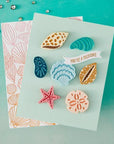 Hero Arts - Summer By The Shore Collection - Dies - Sophisticated Shells-ScrapbookPal
