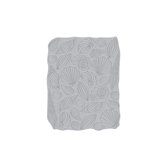 Hero Arts - Summer By The Shore Collection - Letterpress + Foil Plate - Scattered Shells-ScrapbookPal