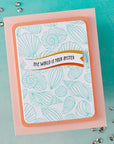 Hero Arts - Summer By The Shore Collection - Press Pates - Scattered Shells-ScrapbookPal