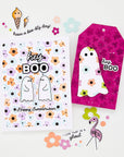 Hero Arts - Summerween Collection - Clear Stamps - Beach Boos-ScrapbookPal