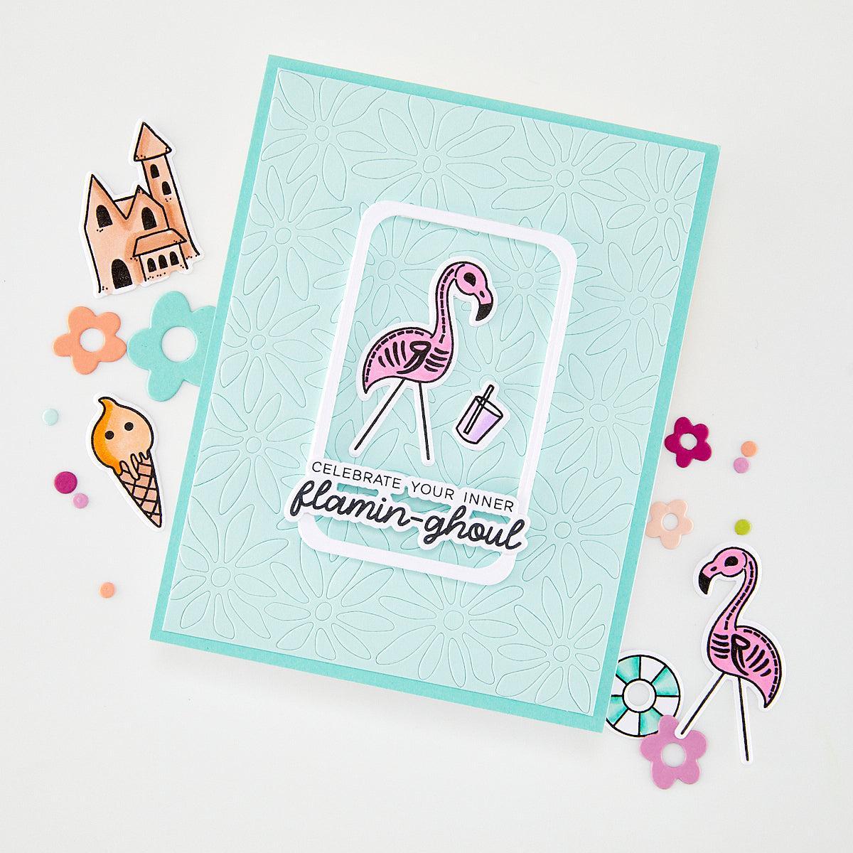 Hero Arts - Summerween Collection - Clear Stamps - Ghoul Summer-ScrapbookPal