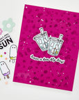 Hero Arts - Summerween Collection - Clear Stamps - Ghoul Summer-ScrapbookPal