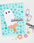 Hero Arts - Summerween Collection - Stencils - Flower Power-ScrapbookPal