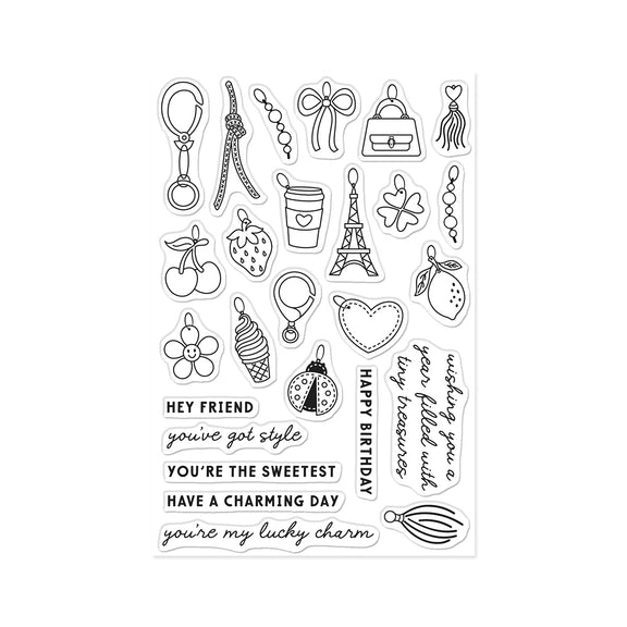Hero Arts - Tote-ally Awesome Collection - Clear Stamps - Tiny Treasures-ScrapbookPal