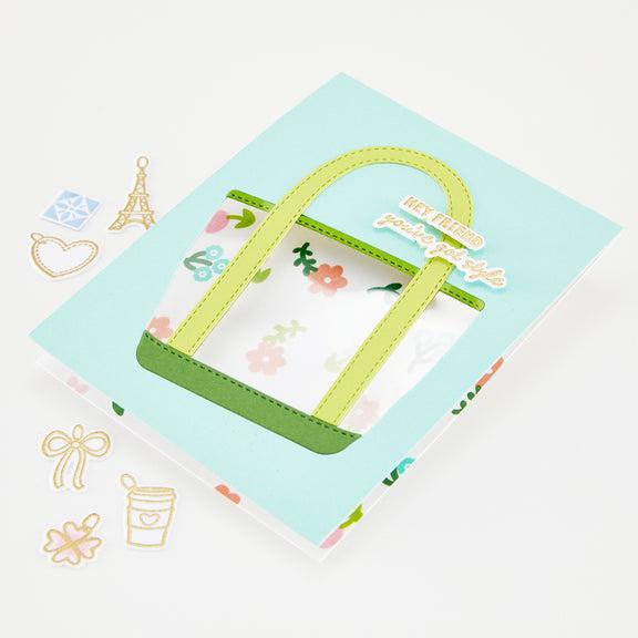 Hero Arts - Tote-ally Awesome Collection - Clear Stamps - Totes the Best-ScrapbookPal