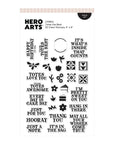 Hero Arts - Tote-ally Awesome Collection - Clear Stamps - Totes the Best-ScrapbookPal