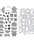 Hero Arts - Tote-ally Awesome Collection - Stamp & Cut - Totes the Best-ScrapbookPal