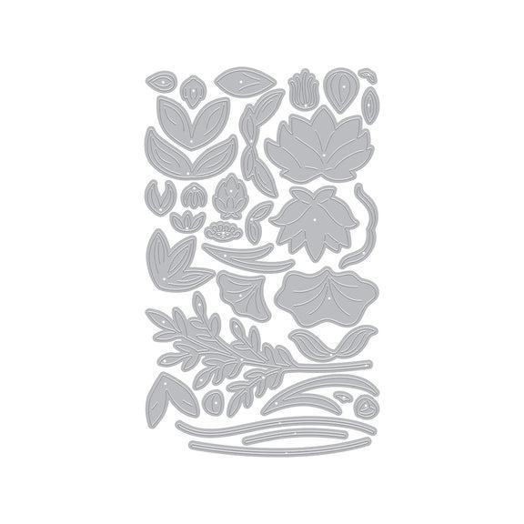 Hero Arts - Tranquil Garden Collection - Dies - Lotus Flower-ScrapbookPal