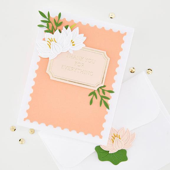 Hero Arts - Tranquil Garden Collection - Dies - Lotus Flower-ScrapbookPal