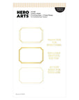 Hero Arts - Tranquil Garden Collection - Letterpress + Foil & Cut - Lovely Labels-ScrapbookPal