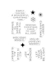Hero Arts - Very Merry Collection - Clear Stamps - Modern Holiday Greetings-ScrapbookPal