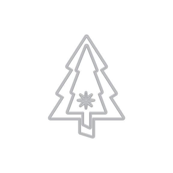 Hero Arts - Very Merry Collection - Dies - Festive Tree Die-ScrapbookPal