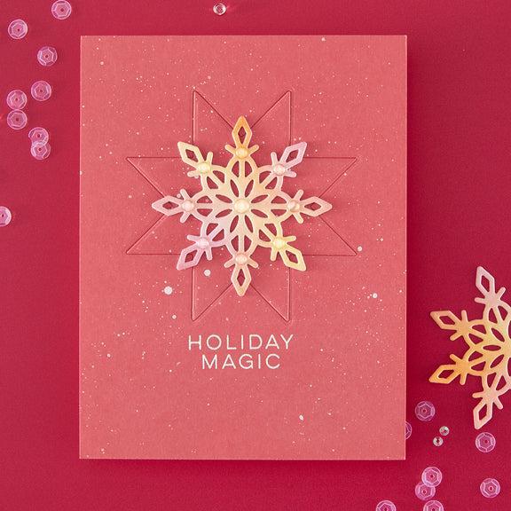 Hero Arts - Very Merry Collection - Dies - Snowflake Star-ScrapbookPal