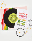 Hero Arts - Vintage Vinyl Collection - Stamp & Cut - Vintage Vinyl-ScrapbookPal