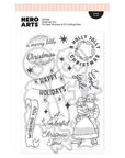 Hero Arts - Vintage Vinyl Collection - Stamp & Cut - Wishing You-ScrapbookPal