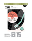 Hero Arts - Vintage Vinyl Collection - Stencils - Drop the Needle-ScrapbookPal