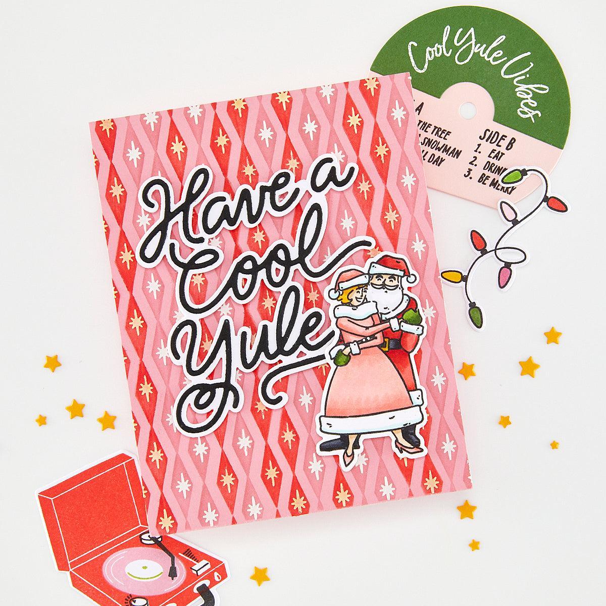 Hero Arts - Vintage Vinyl Collection - Stencils - Twinkle Toes-ScrapbookPal