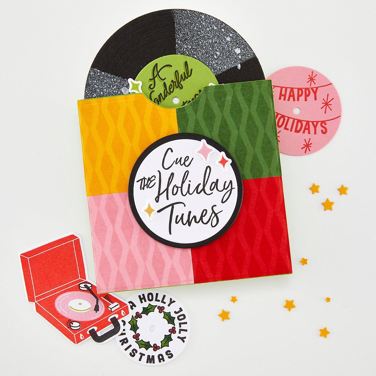 Hero Arts - Vintage Vinyl Collection - Stencils - Twinkle Toes-ScrapbookPal