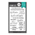 Hero Arts - We All Have Baggage Collection - Clear Stamps - Keep Calm Sentiments-ScrapbookPal