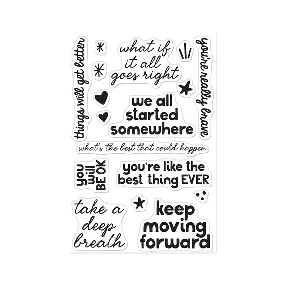 Hero Arts - What a Ride Collection - Clear Stamps - We All Started Somewhere-ScrapbookPal