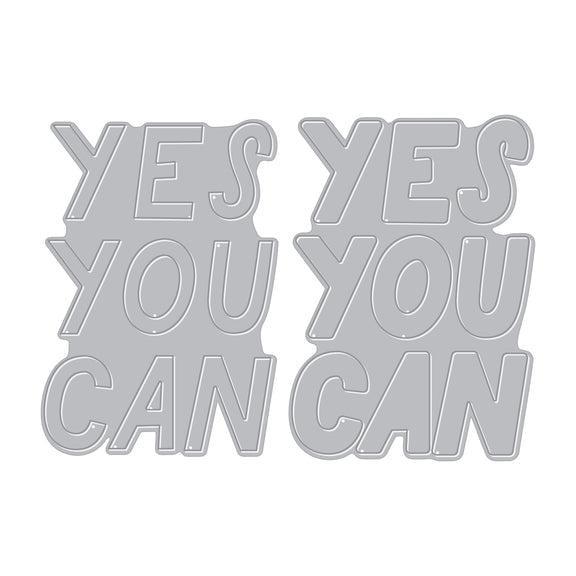 Hero Arts - What a Ride Collection - Dies - Yes You Can-ScrapbookPal