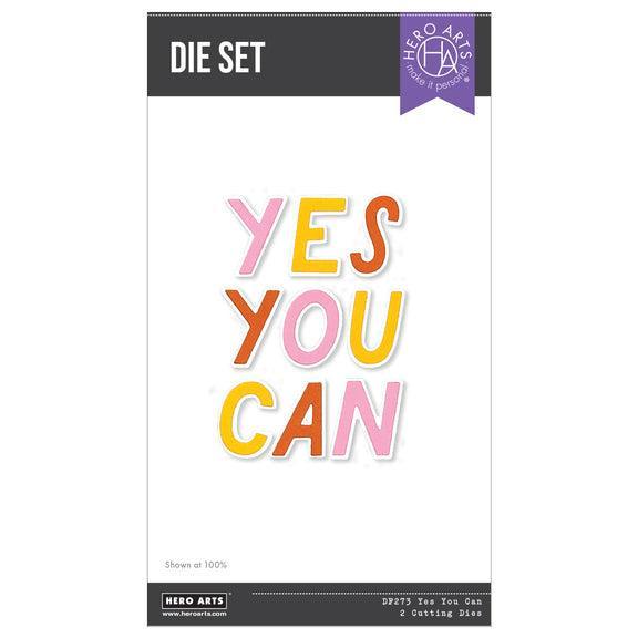 Hero Arts - What a Ride Collection - Dies - Yes You Can-ScrapbookPal
