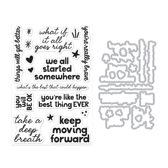 Hero Arts - What a Ride Collection - Stamp & Cut - We All Started Somewhere-ScrapbookPal