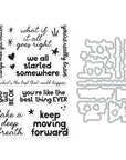Hero Arts - What a Ride Collection - Stamp & Cut - We All Started Somewhere-ScrapbookPal