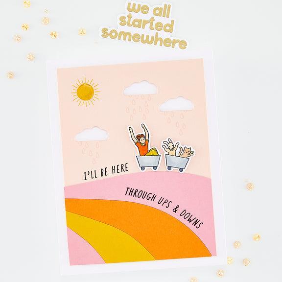 Hero Arts - What a Ride Collection - Stamp & Cut - Wild Ride-ScrapbookPal